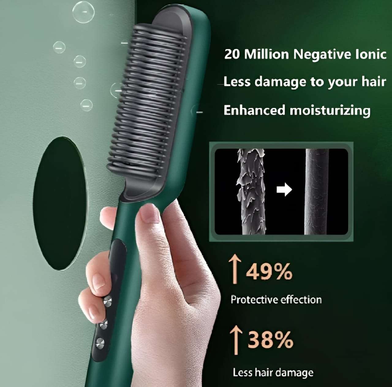 Hair Straightener Brush - Image 3