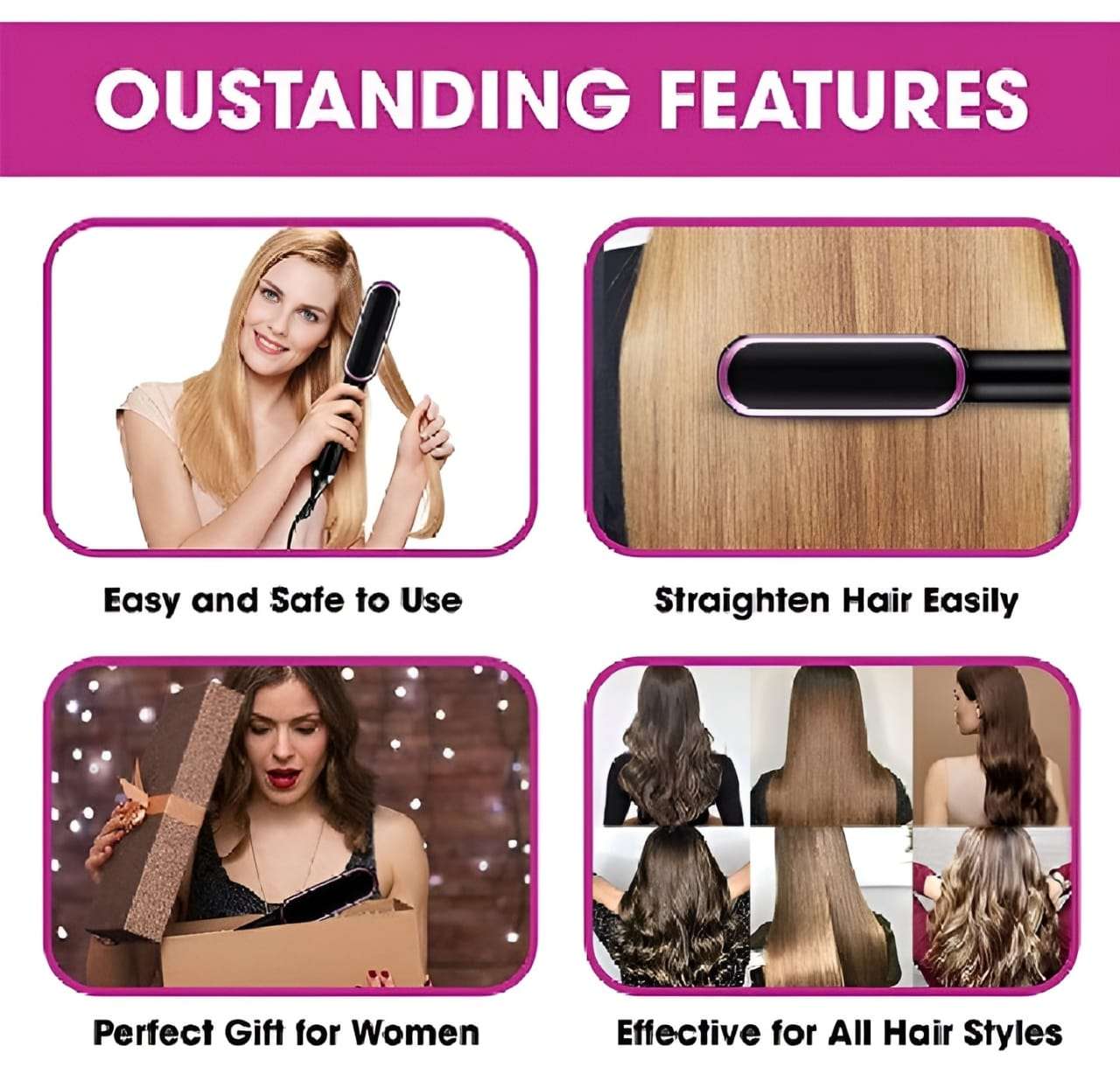 Hair Straightener Brush - Image 4