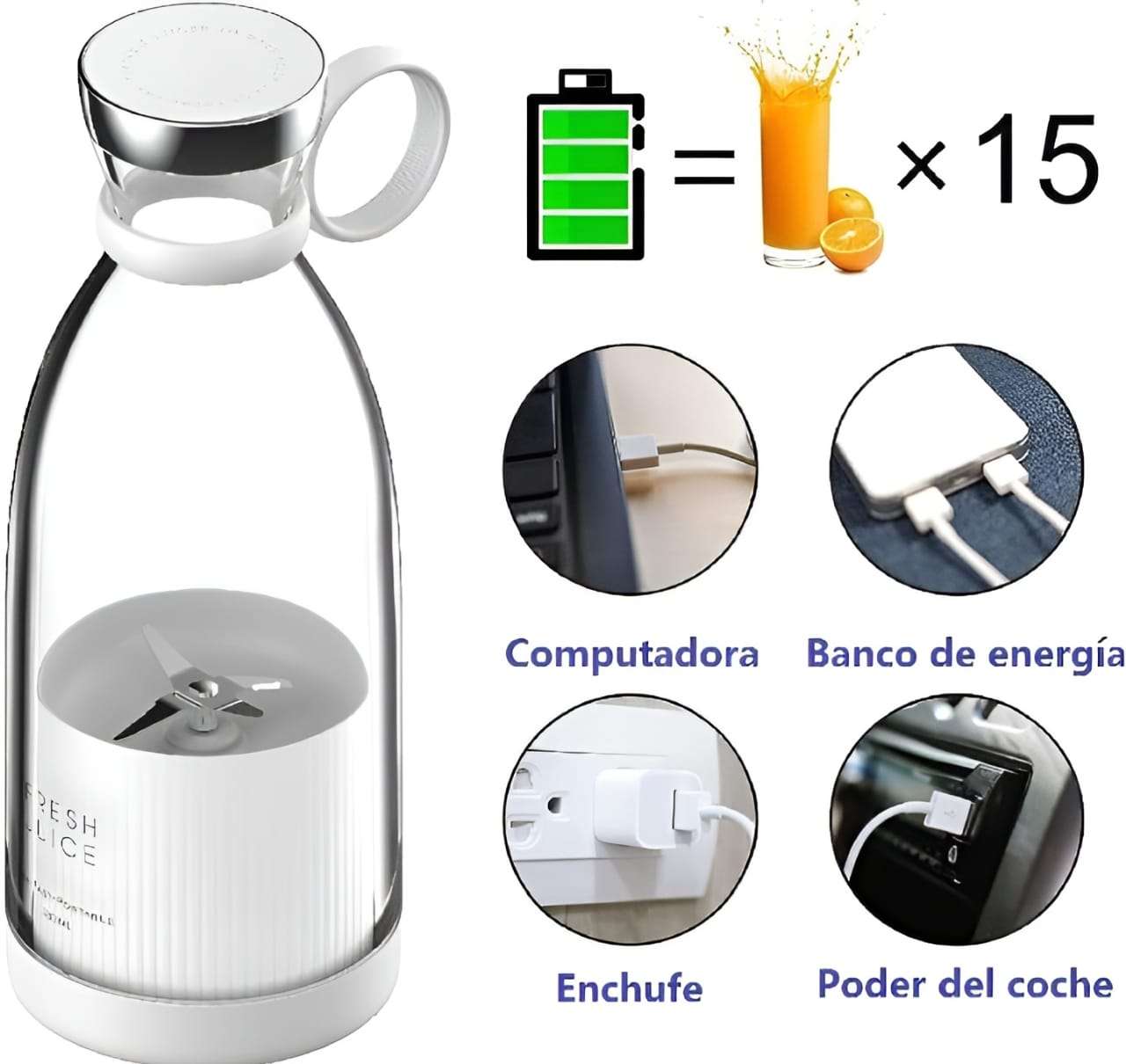Portable Blender Bottle - Image 8