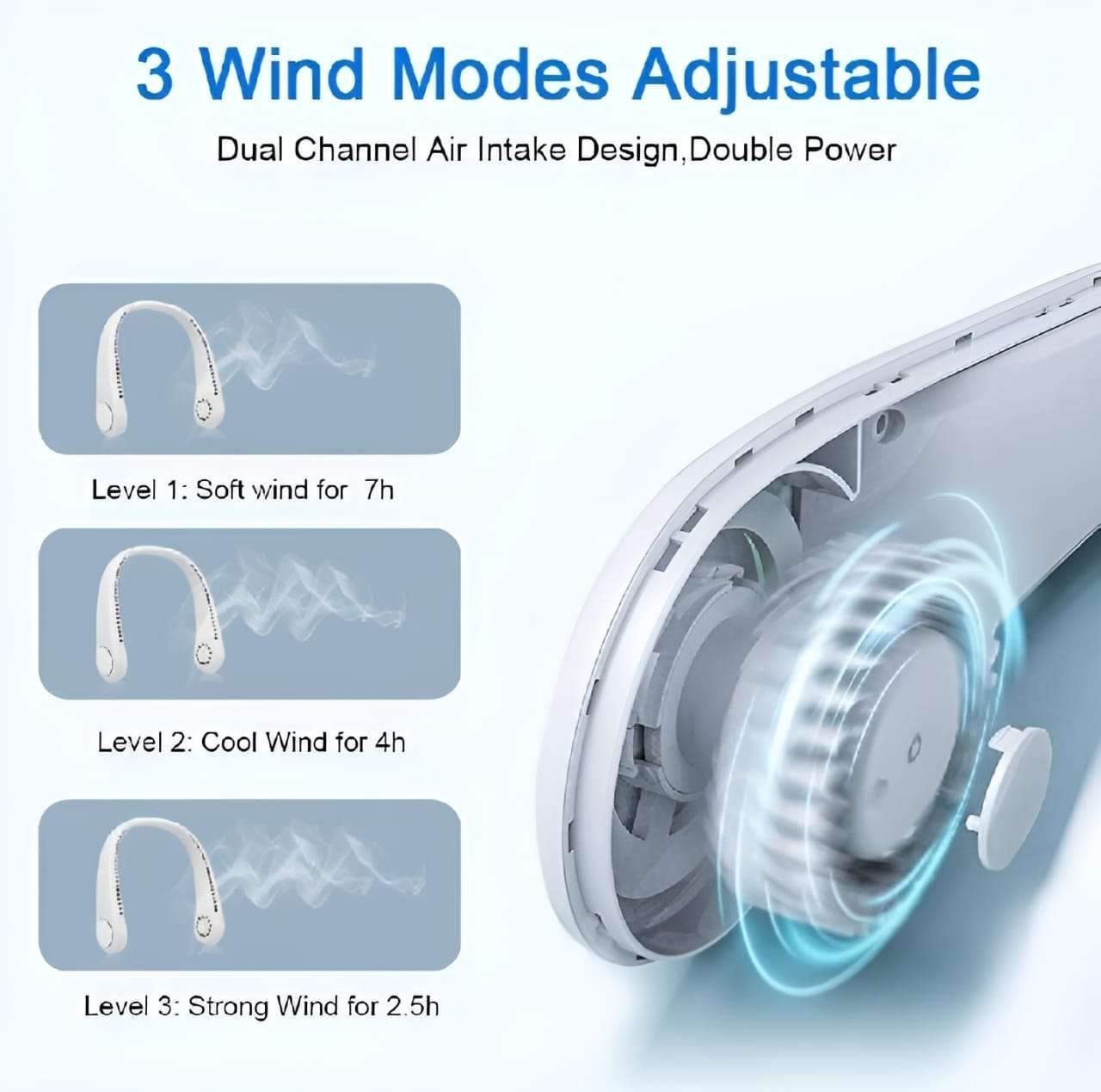 Portable Neck Fan - Image 2